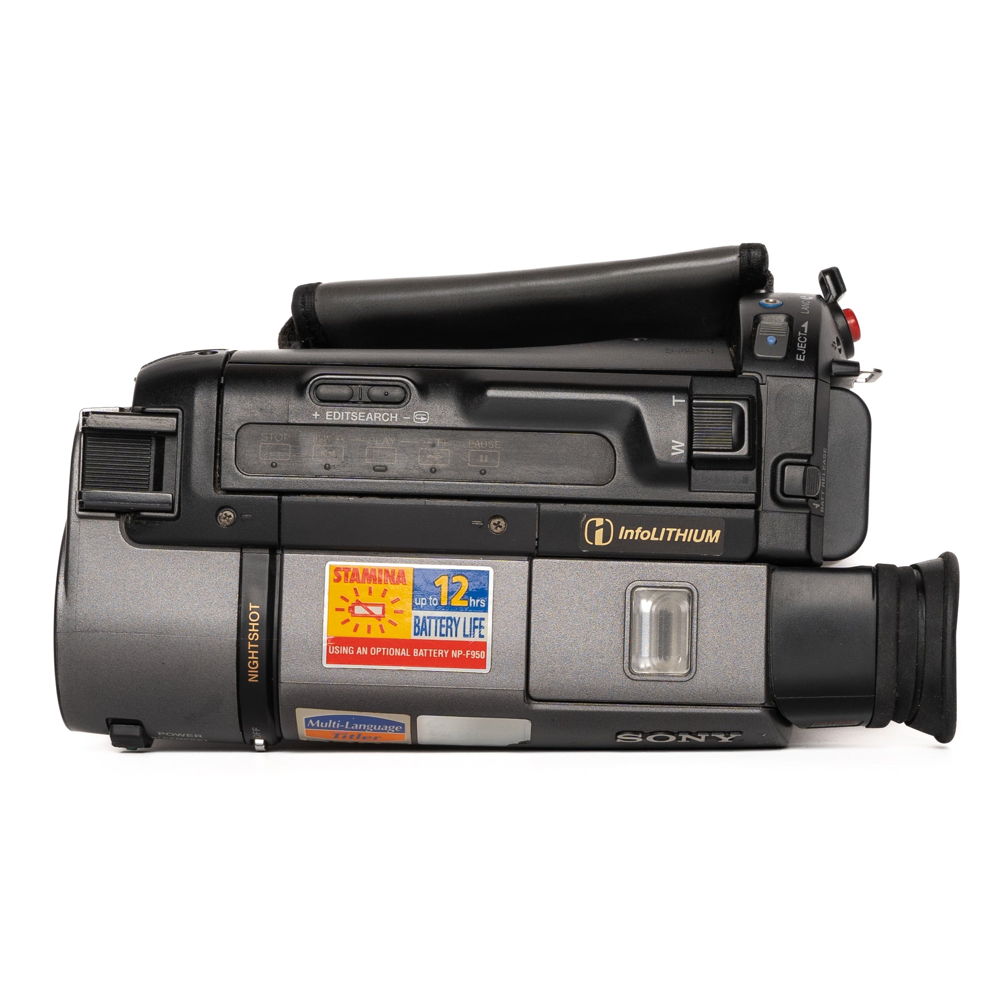 Sony Handycam CCD-TR512E PAL Video 8 Gray Camcorder - Good - SESKO