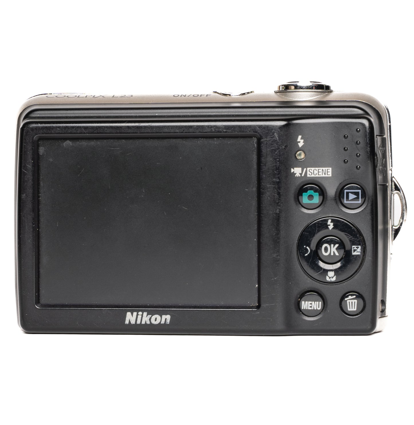 Nikon CoolPix L23 10.1MP Silver Digital Camera - Well Used