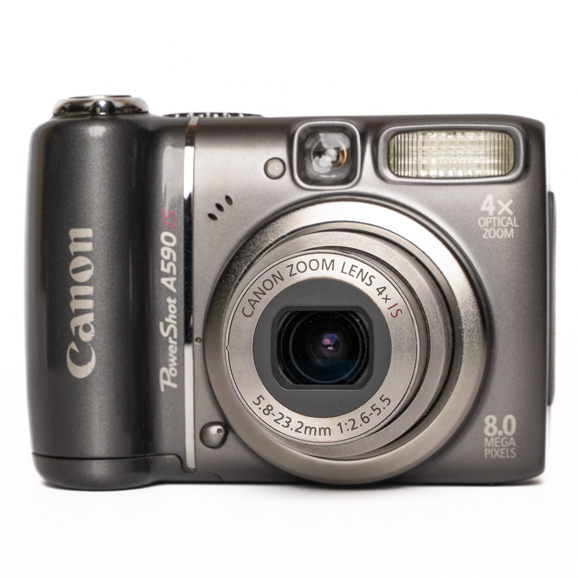 Canon PowerShot A590 8.0MP Gray Digital Camera - Good - SESKO