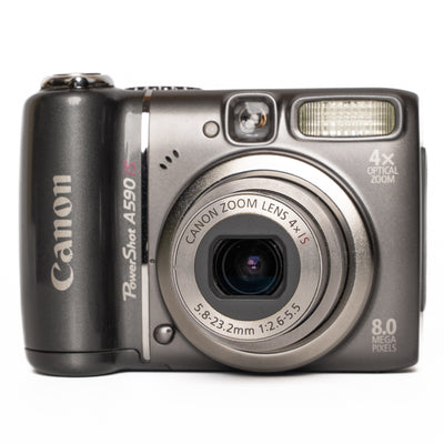 Canon PowerShot A590 8.0MP Gray Digital Camera - Good - SESKO