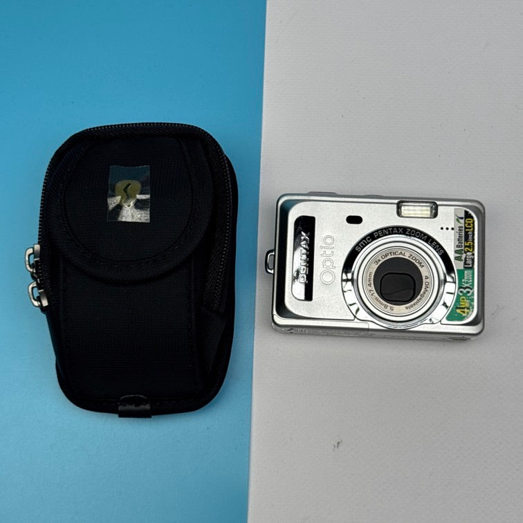 Pentax Optio S45 4.0MP Digital Camera - FULLY FUNCTIONAL