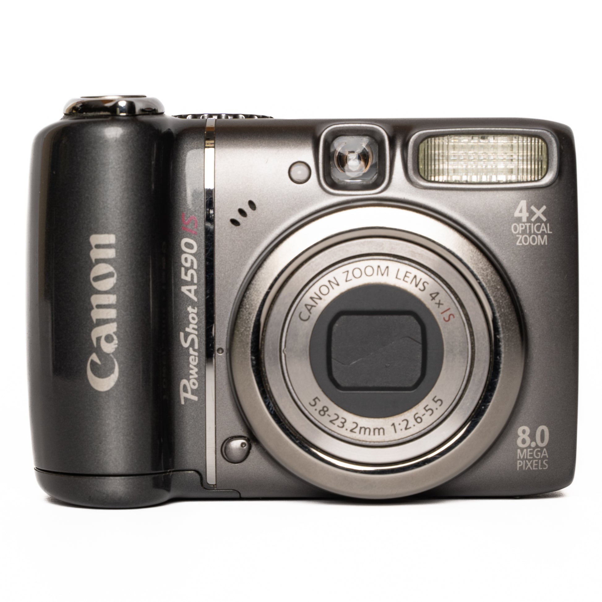 Canon PowerShot A590 8.0MP Gray Digital Camera - Good - SESKO