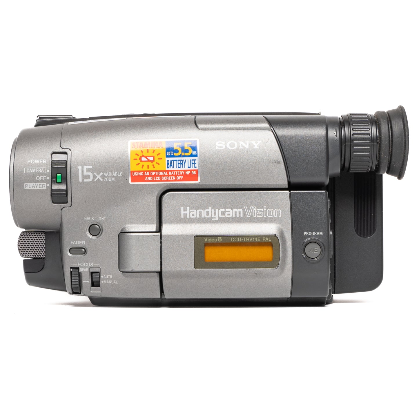 Sony Handycam CCD-TRV14E Gray Camcorder - Good