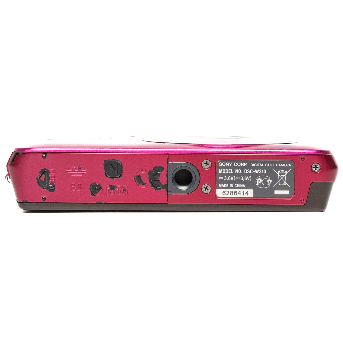 Sony Cyber-shot DSC-W310 12.1MP Pink Digital Camera - Good