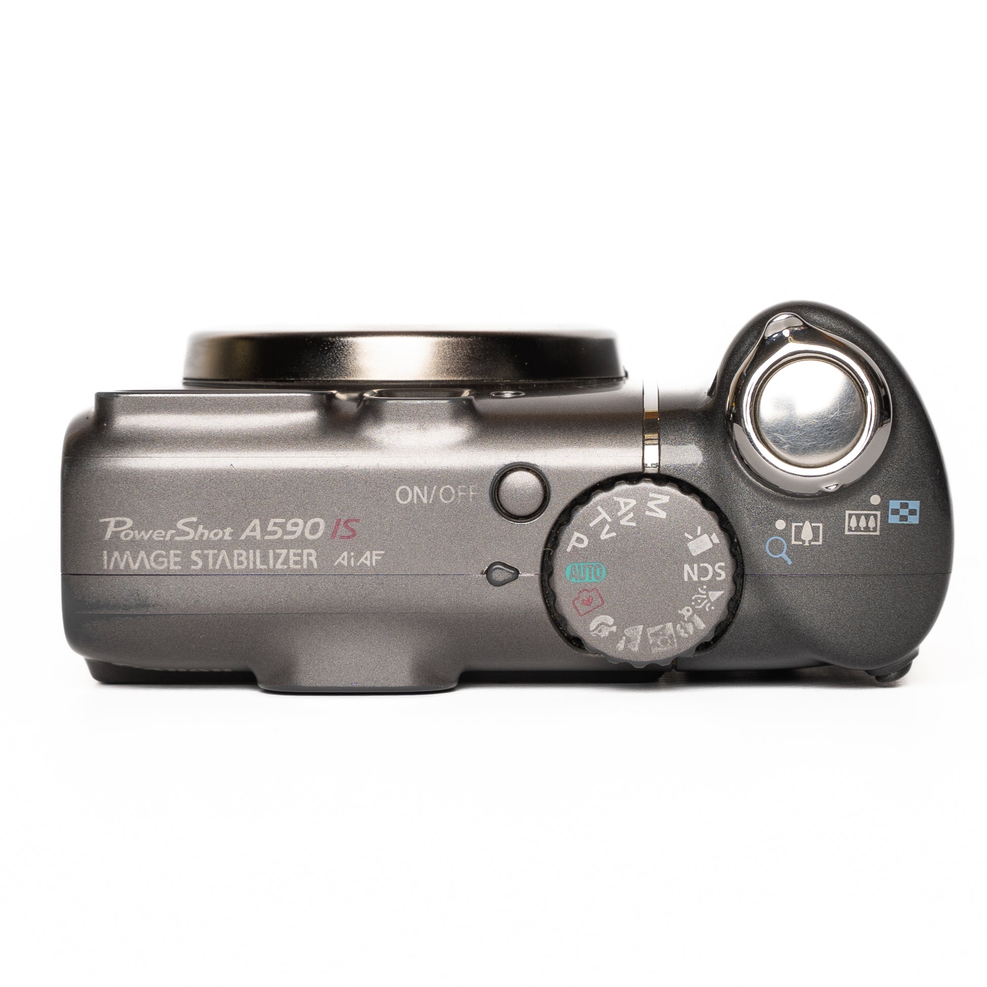 Canon PowerShot A590 8.0MP Gray Digital Camera - Good - SESKO