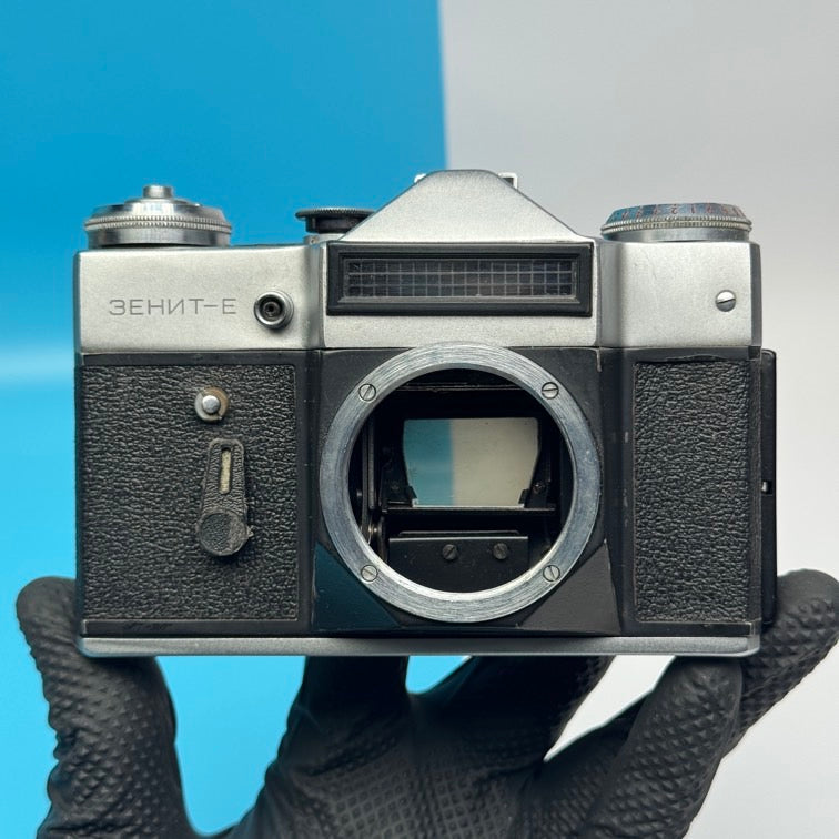 Zenit-E Film Camera with Helios-44-2 58mm f/2 Lens - FULLY FUNCTIONAL