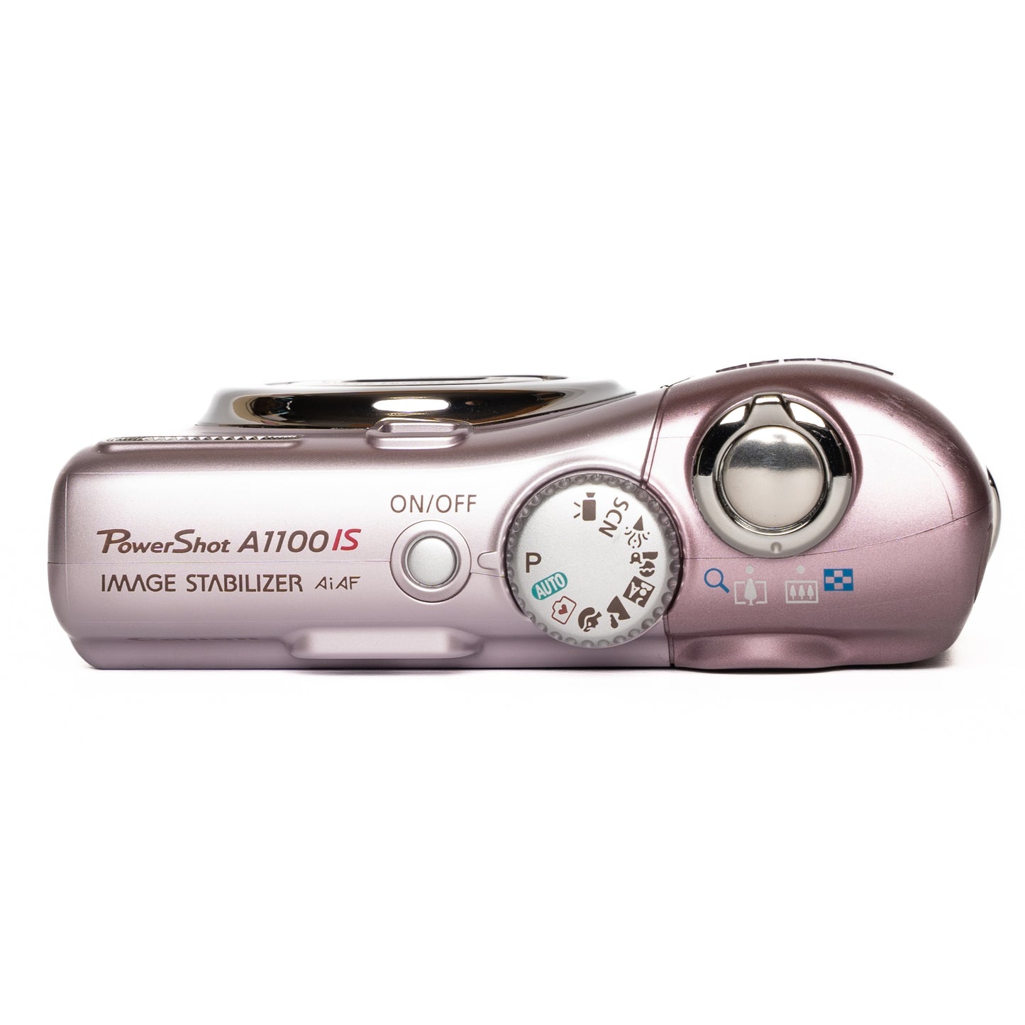 Canon PowerShot A1100 IS 12.1MP Pink Digital Camera - Good