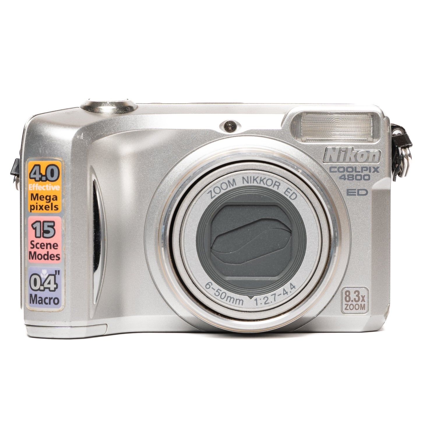 Nikon Coolpix 4800 4.0MP Silver Digital Camera - Good