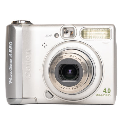 Canon PowerShot A520 4.0MP Silver Digital Camera - Well Used