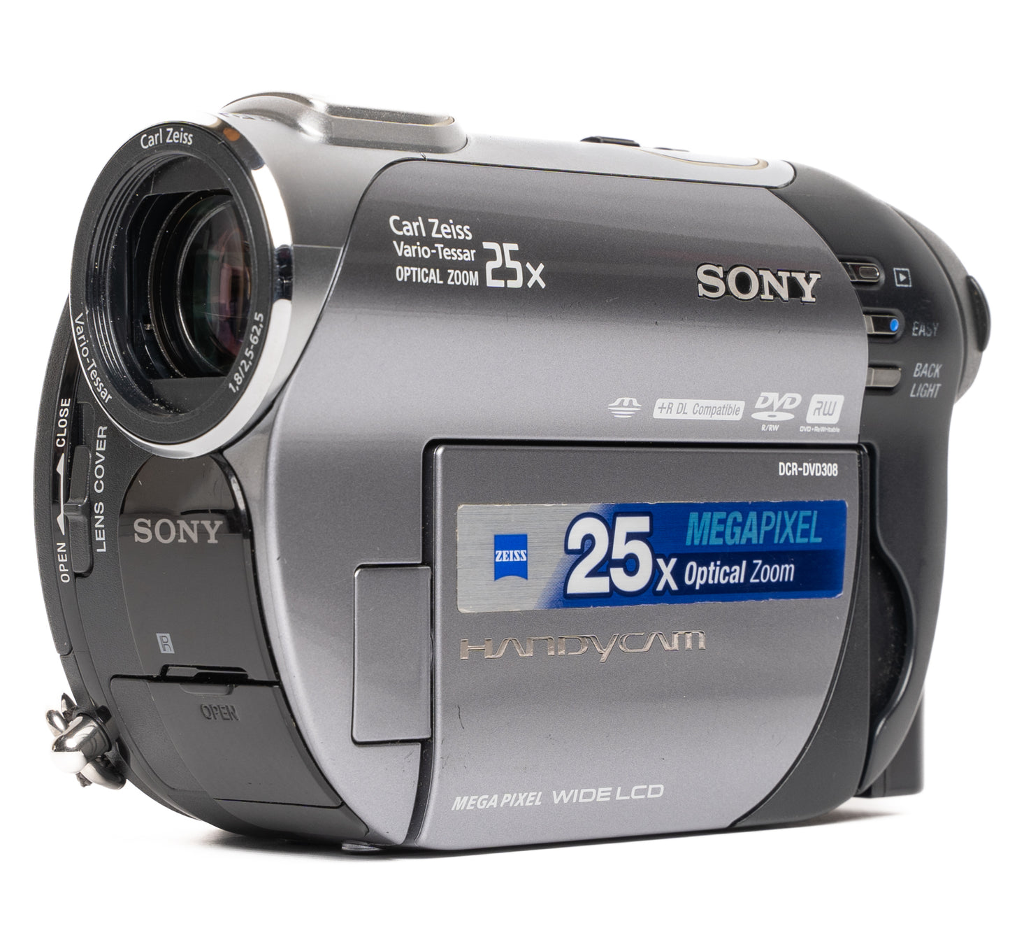 Sony Handycam DCR-DVD308 Silver Camcorder - Good
