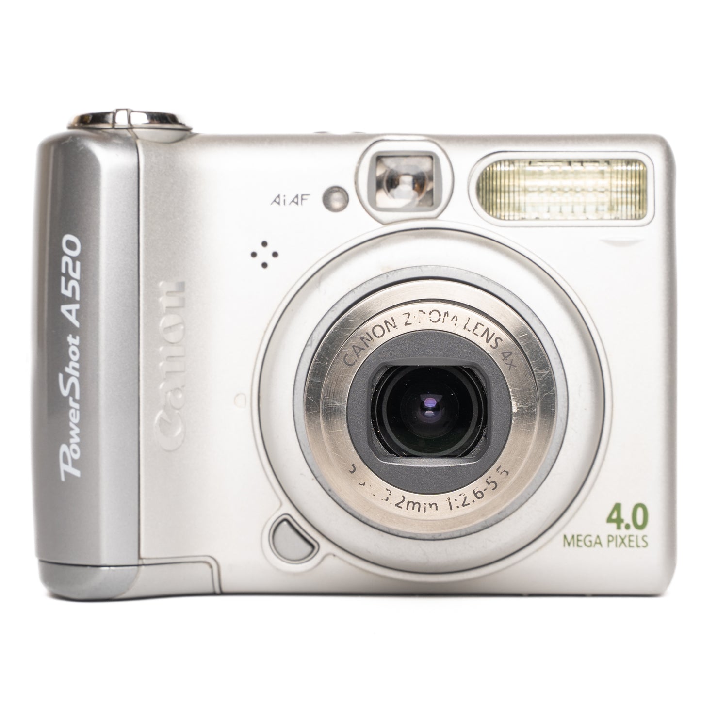 Canon PowerShot A520 4.0MP Silver Digital Camera - Well Used