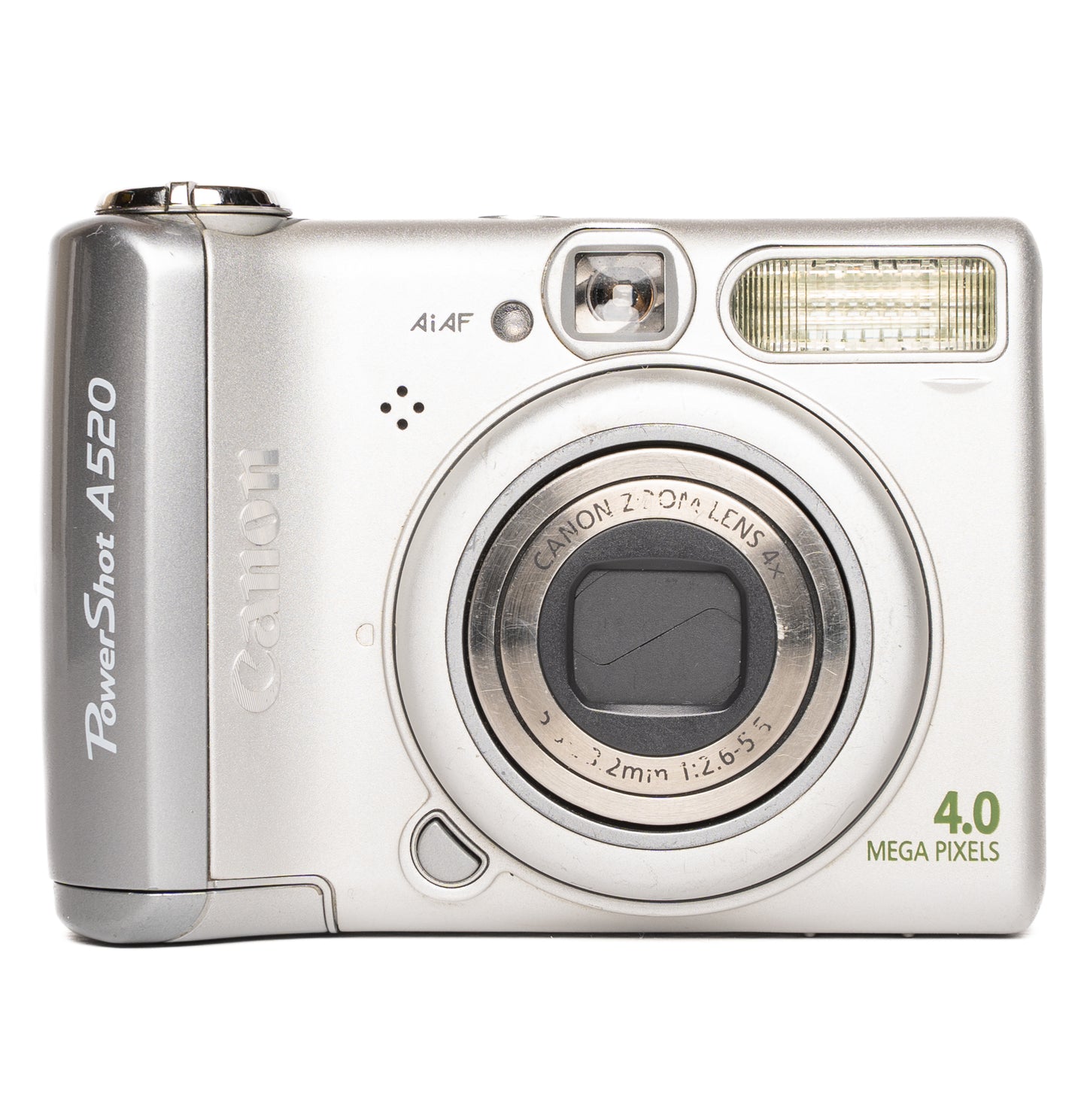 Canon PowerShot A520 4.0MP Silver Digital Camera - Well Used