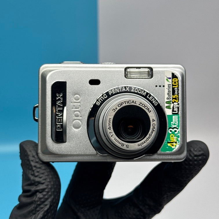 Pentax Optio S45 4.0MP Digital Camera - FULLY FUNCTIONAL