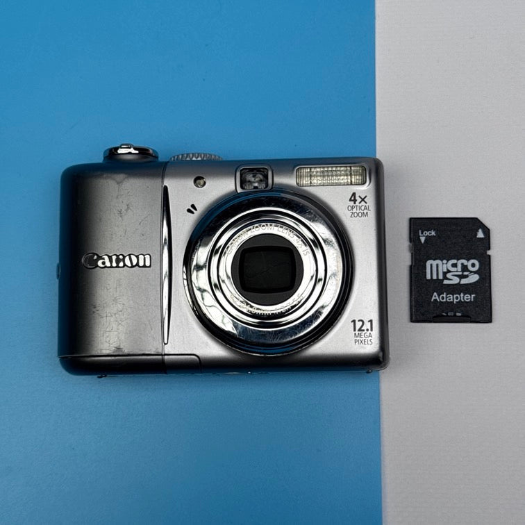 Canon PowerShot A1100 IS 12.1MP Digital Camera - FULLY FUNCTIONAL