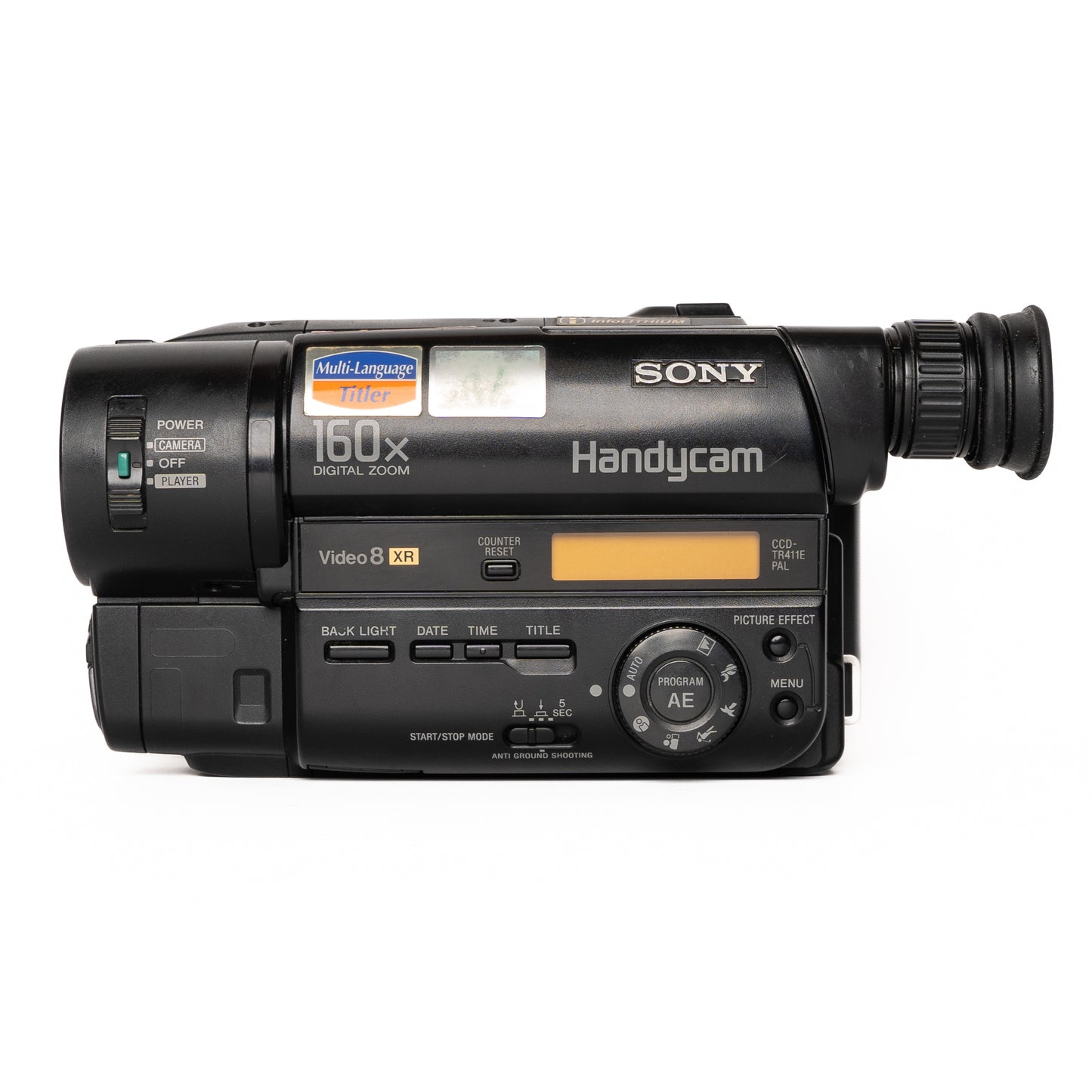 Sony Handycam CCD-TR411E Video8 PAL Camcorder