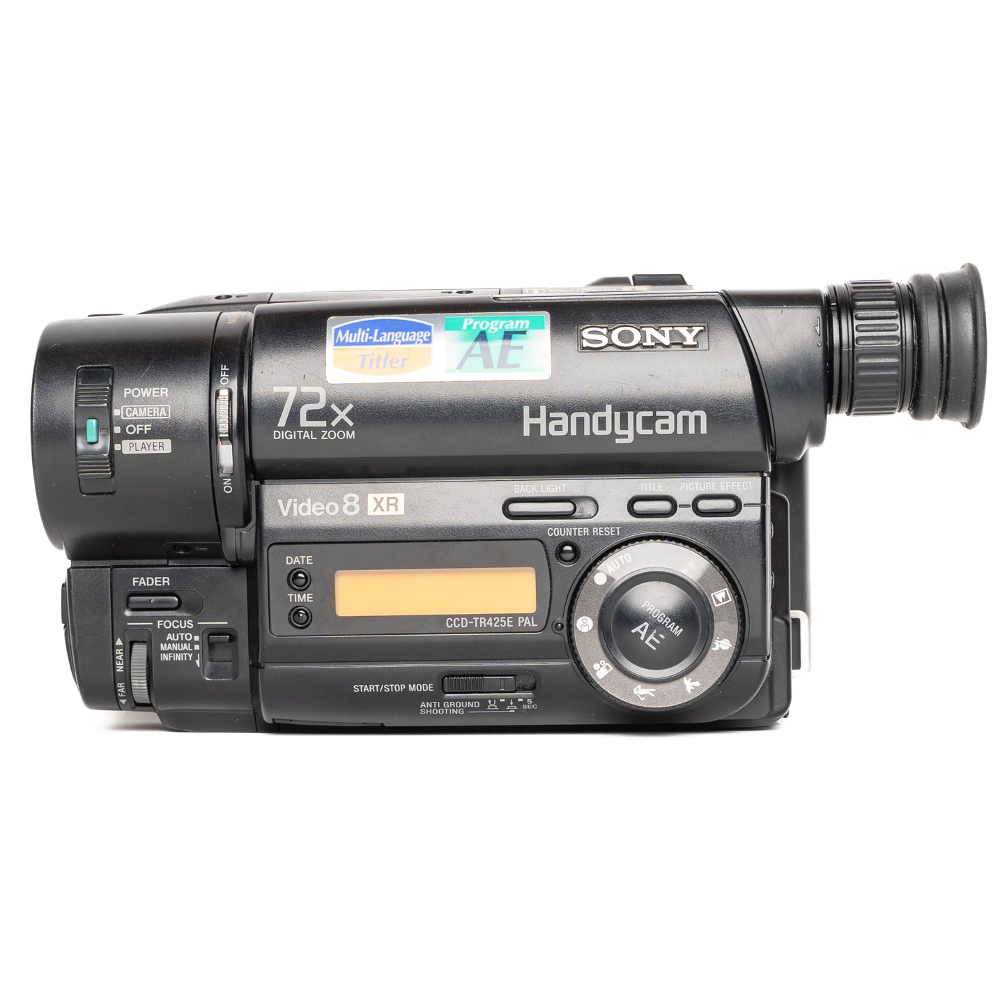 Sony Handycam CCD-TR425 Video 8 Black Camcorder - Good