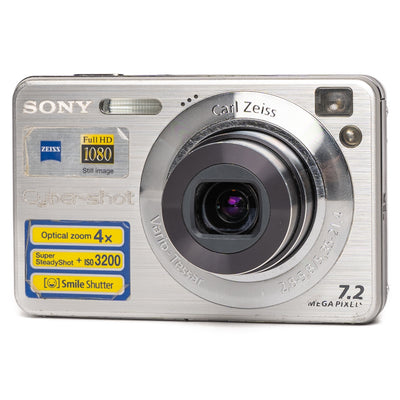 Sony Cyber-shot DSC-W120 7.2MP Silver Digital Camera - Good