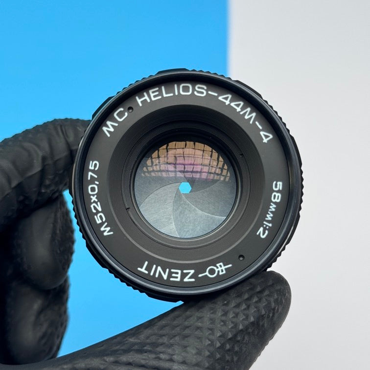 Helios-44M-4 1:2 58mm M42 Mount 6 Blades Lens - MINT