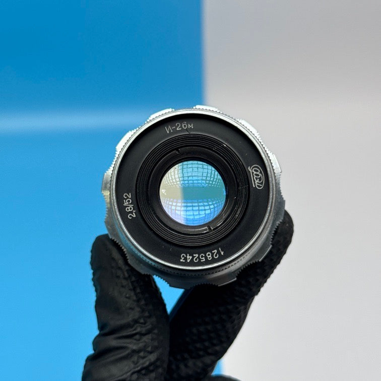 Industar-26m 1/2,8 f=52mm M39 Mount Lens - FULLY FUNCTIONAL