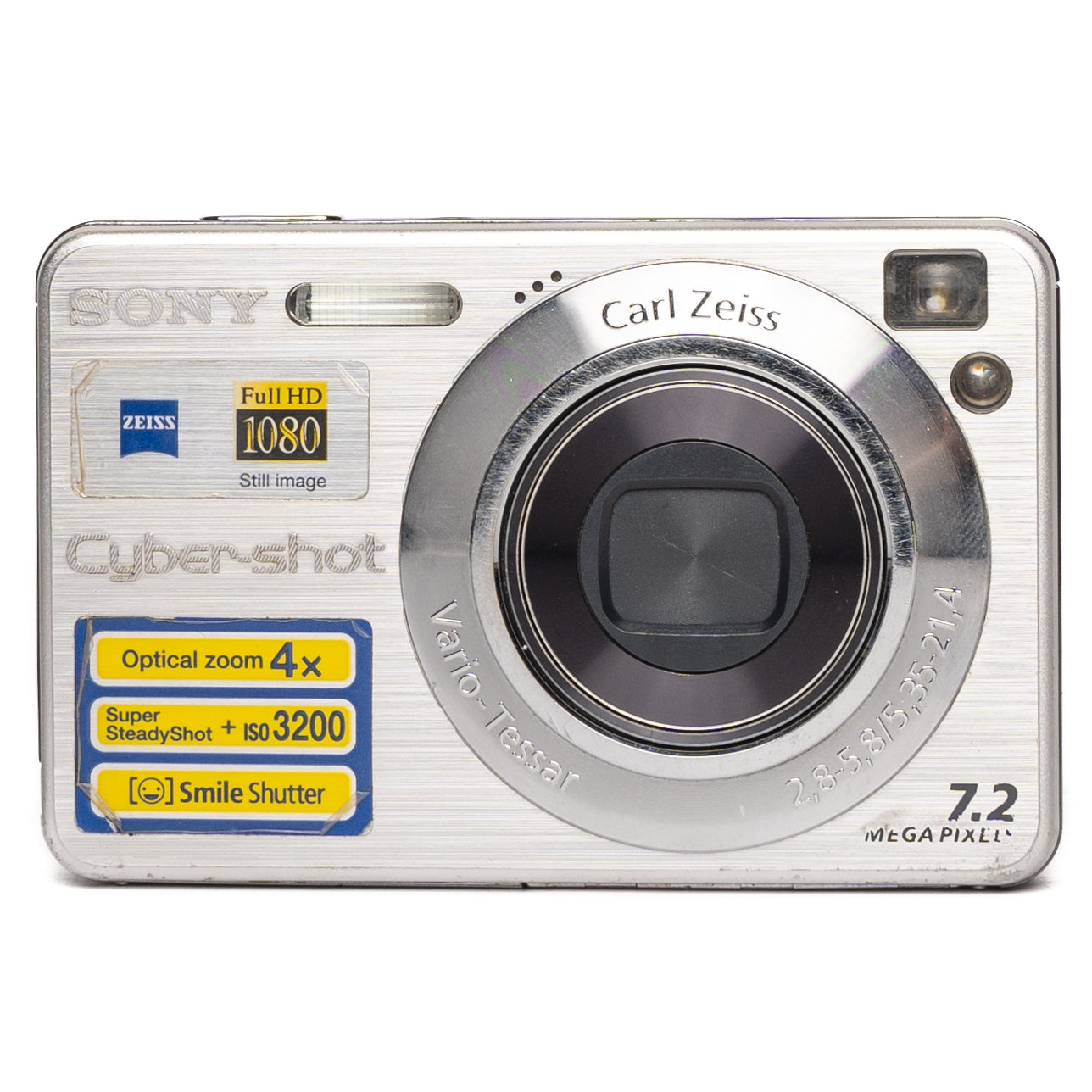 Sony Cyber-shot DSC-W120 7.2MP Silver Digital Camera - Good