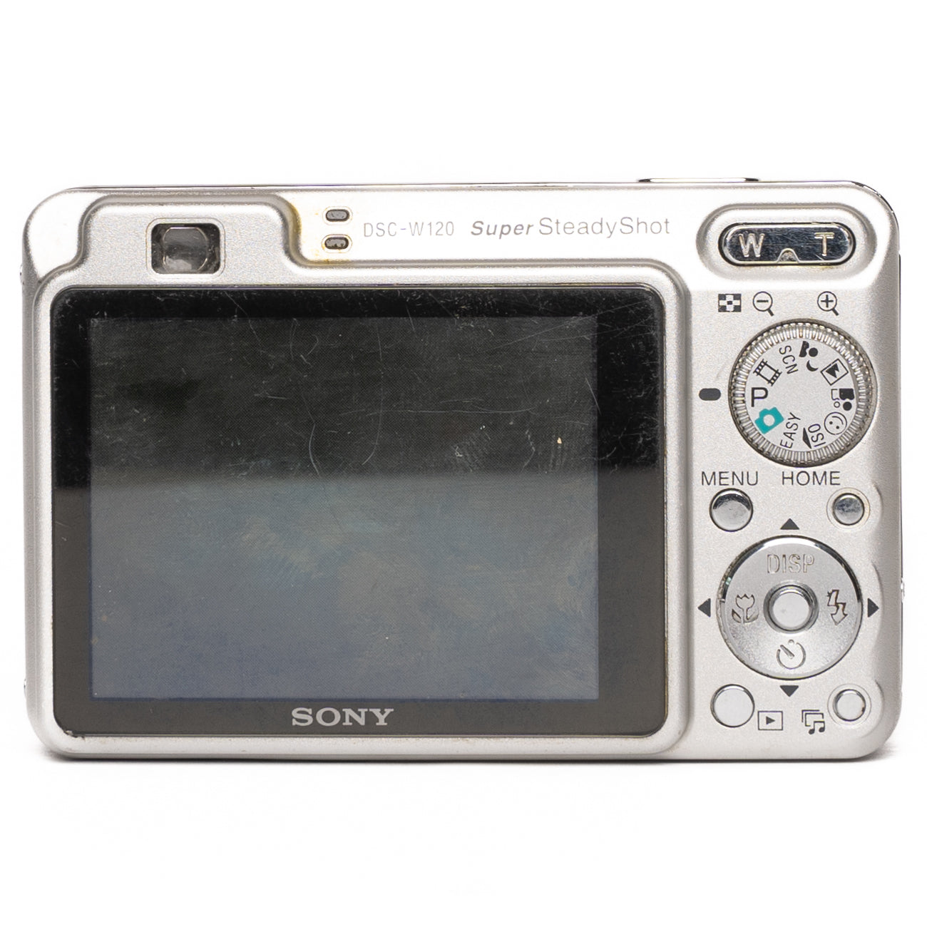 Sony Cyber-shot DSC-W120 7.2MP Silver Digital Camera - Good