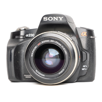 Sony DSLR-A230 10.2MP Black Digital Camera - Well Used