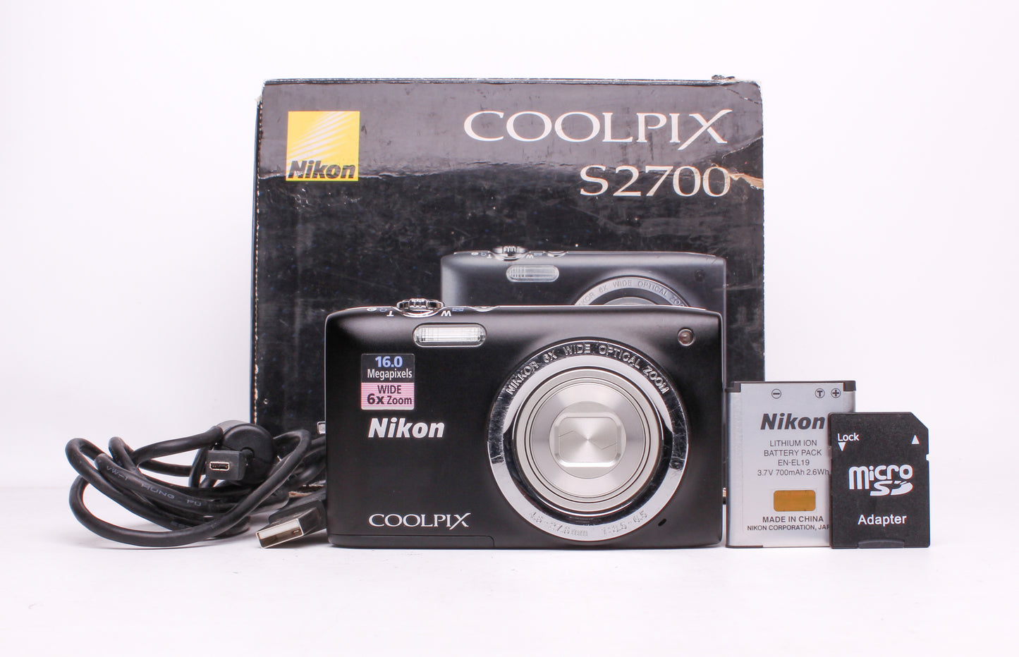 Nikon Coolpix S2700 16.0MP Digital Camera