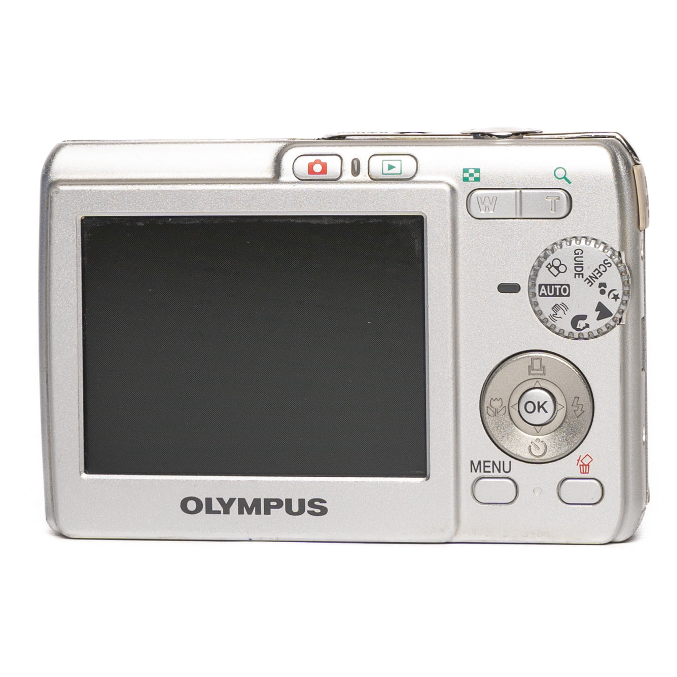 Olympus FE-190 6.0MP Silver Digital Camera - Good