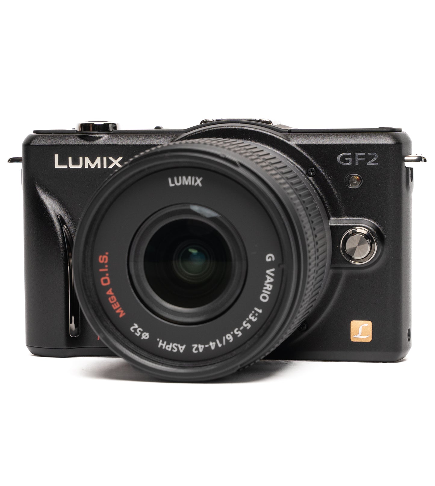 Panasonic Lumix DMC-GF2 12.1MP Black Mirrorless Digital Camera - Good