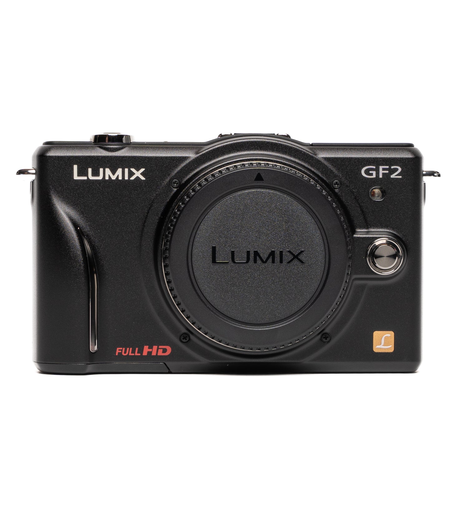 Panasonic Lumix DMC-GF2 12.1MP Black Mirrorless Digital Camera - Good