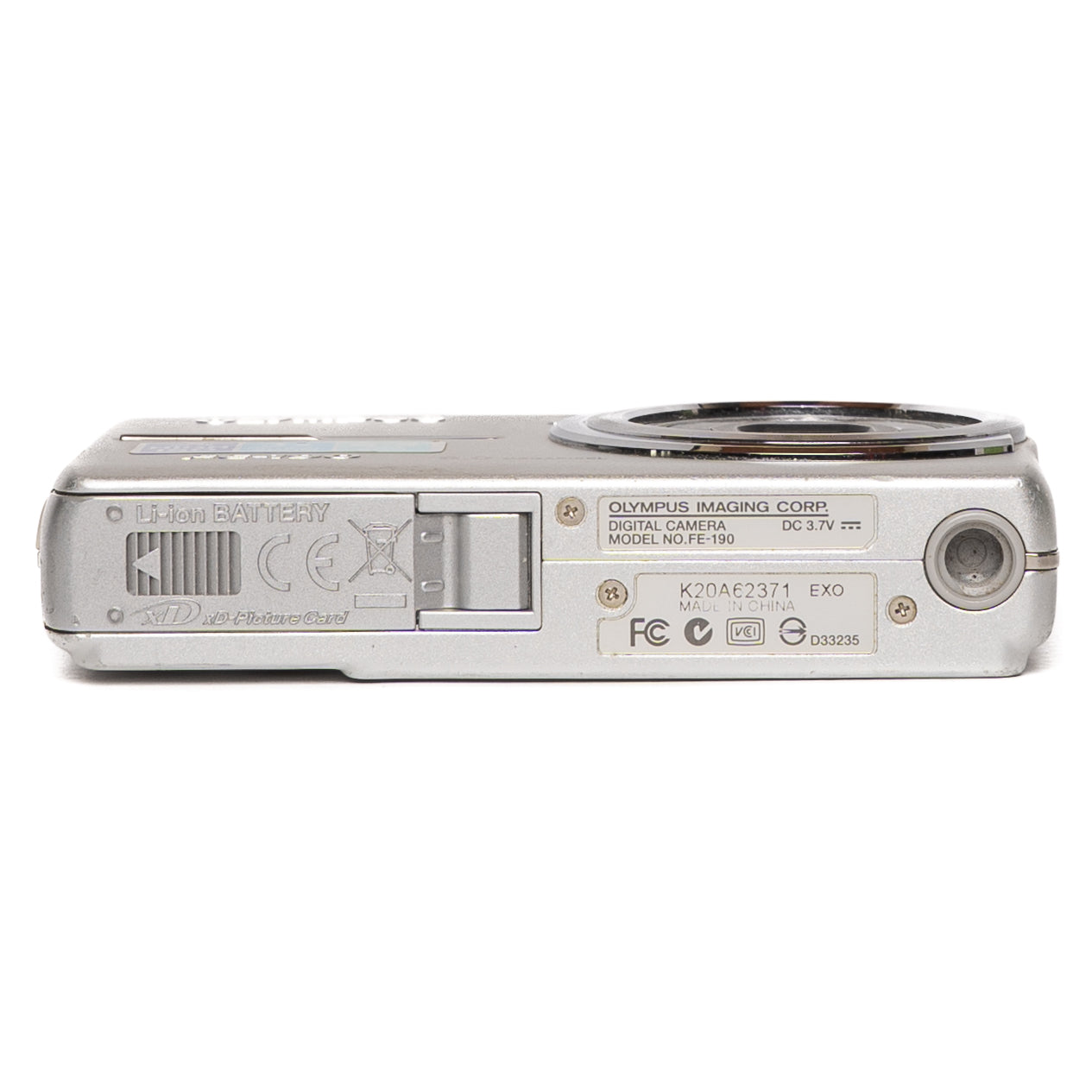 Olympus FE-190 6.0MP Silver Digital Camera - Good