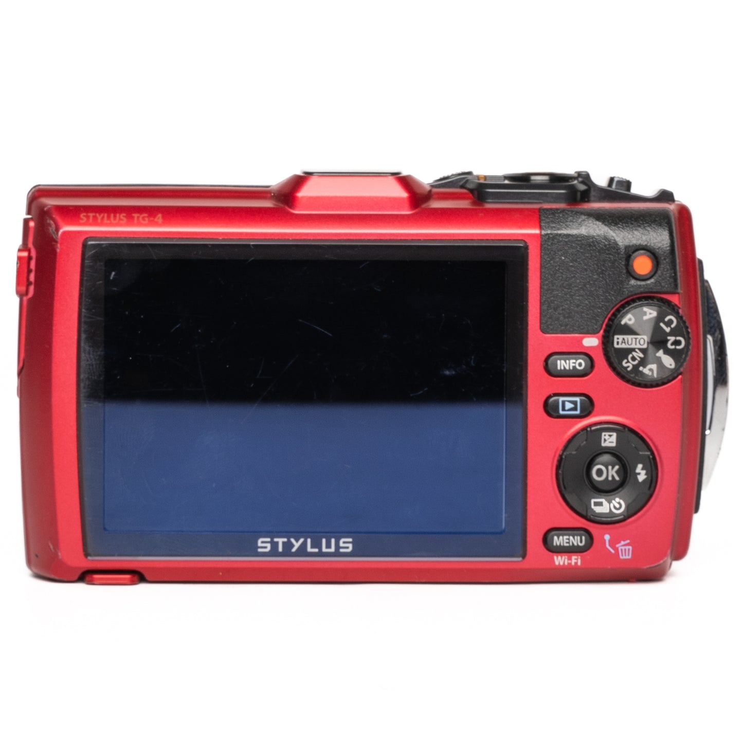 Olympus Tough TG-4 Waterproof 16.0MP Red Digital Camera - Good