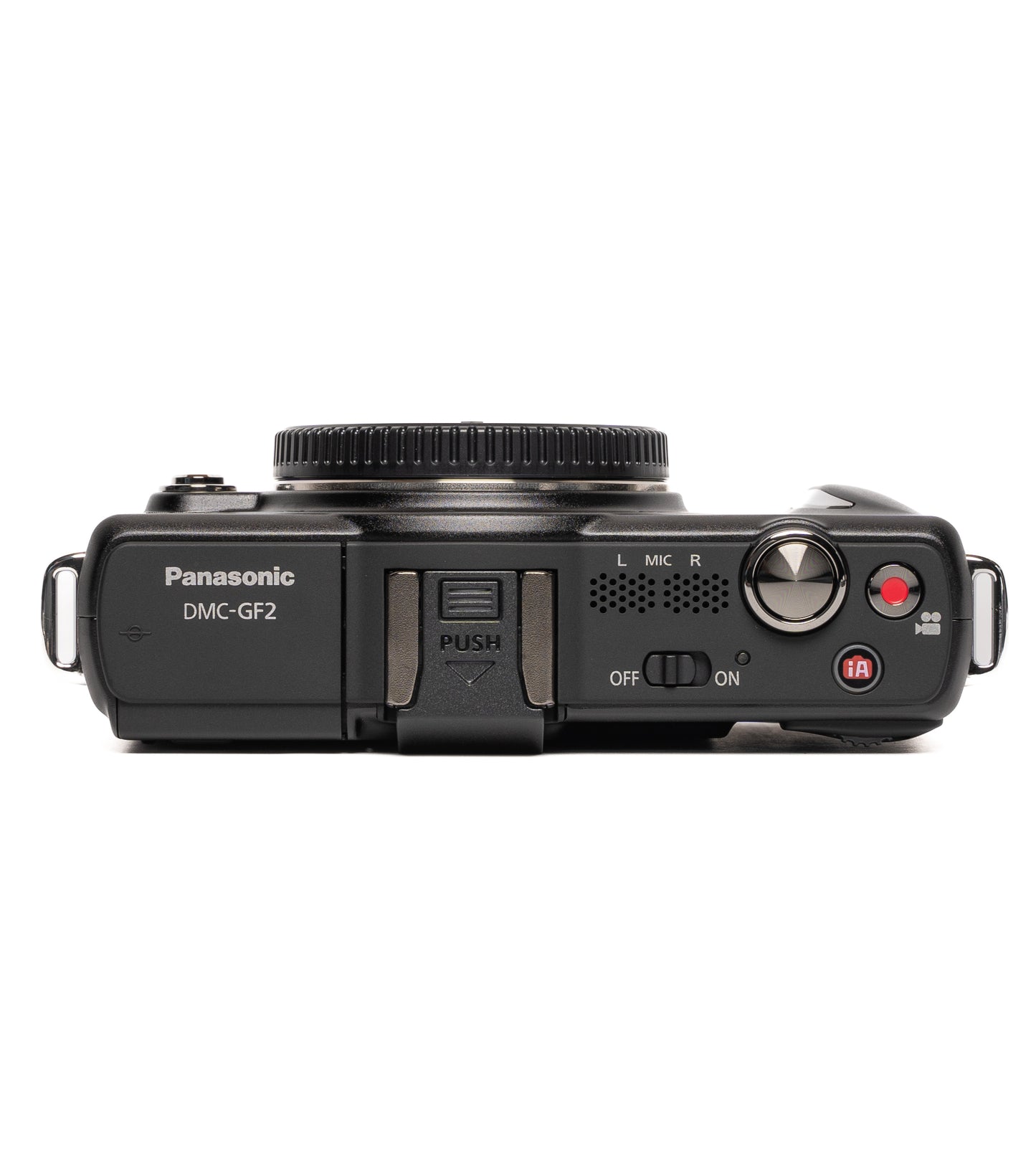 Panasonic Lumix DMC-GF2 12.1MP Black Mirrorless Digital Camera - Good