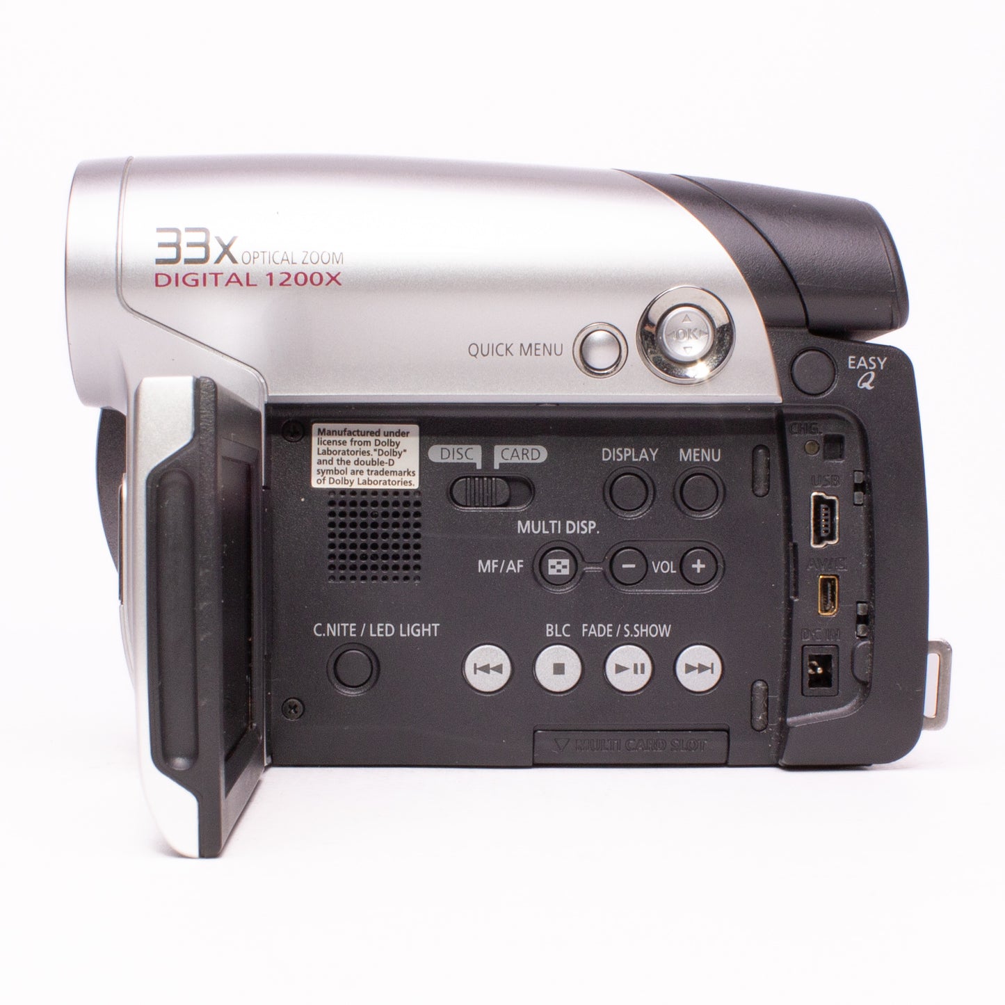 Samsung VP-DC165W DVD PAL Camcorder