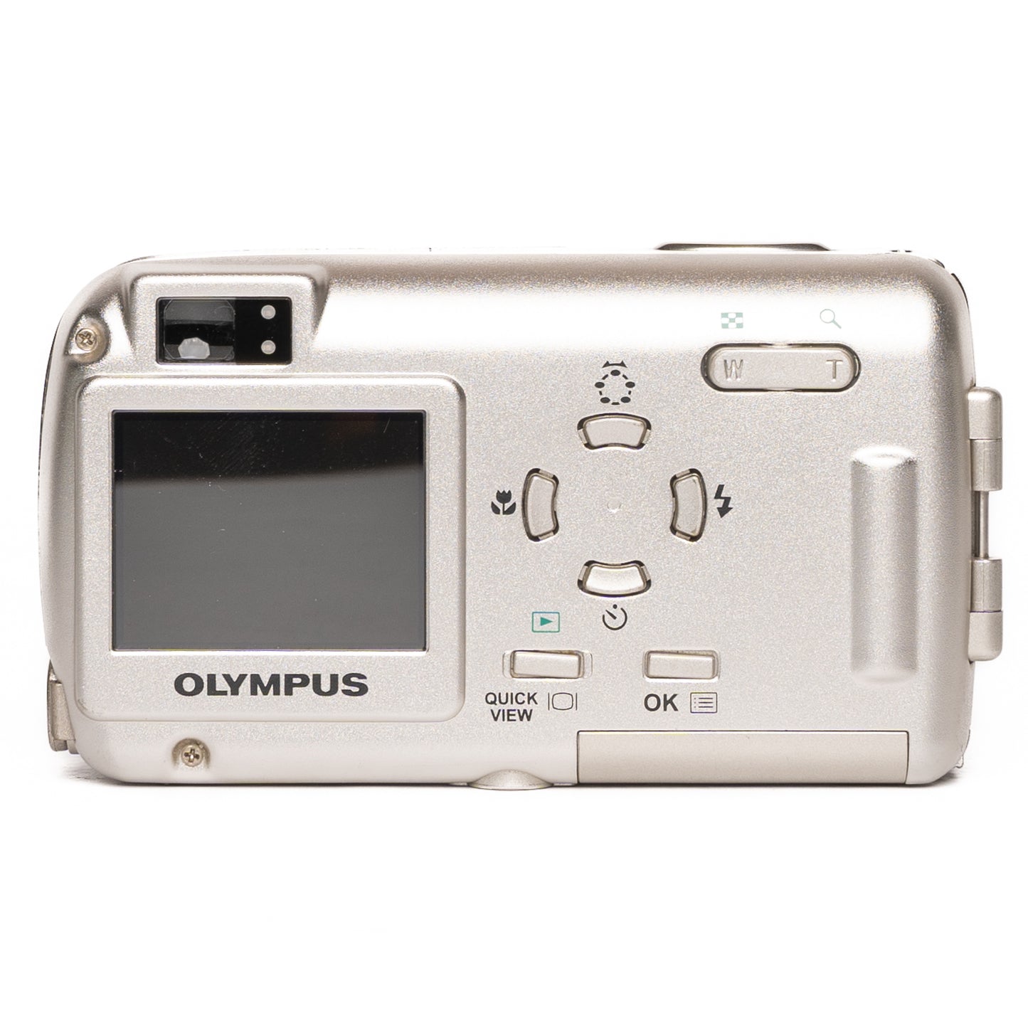 Olympus Mju 400 4.0MP Silver Digital Camera - Good
