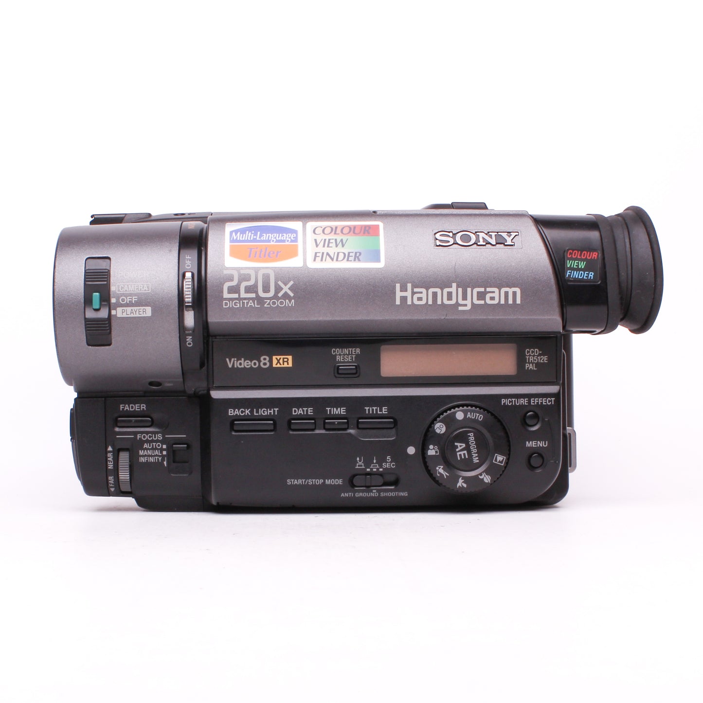 Sony Handycam CCD-TR512E Video8 PAL Camcorder