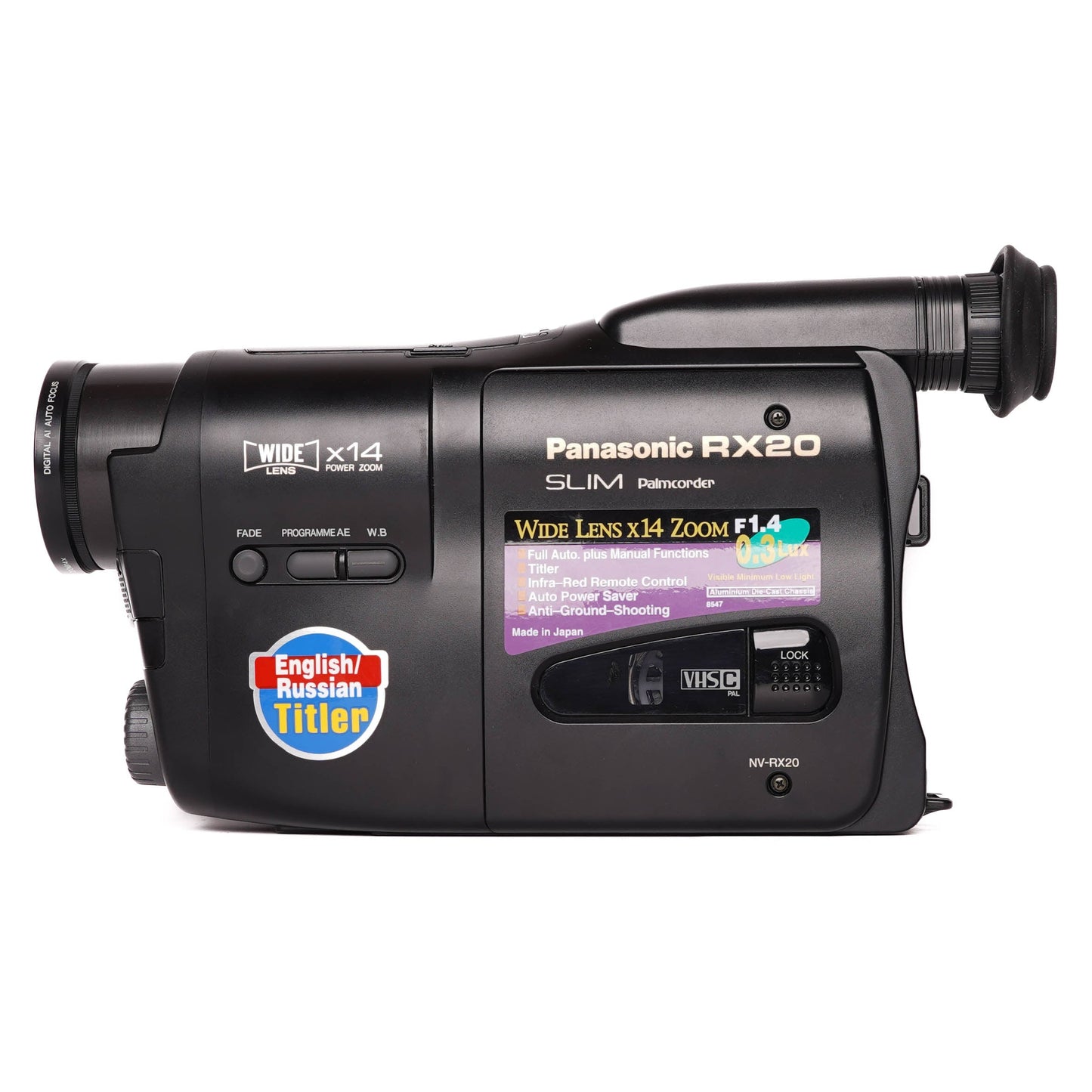 Panasonic NV-RX20EN VHS-C PAL Camcorder