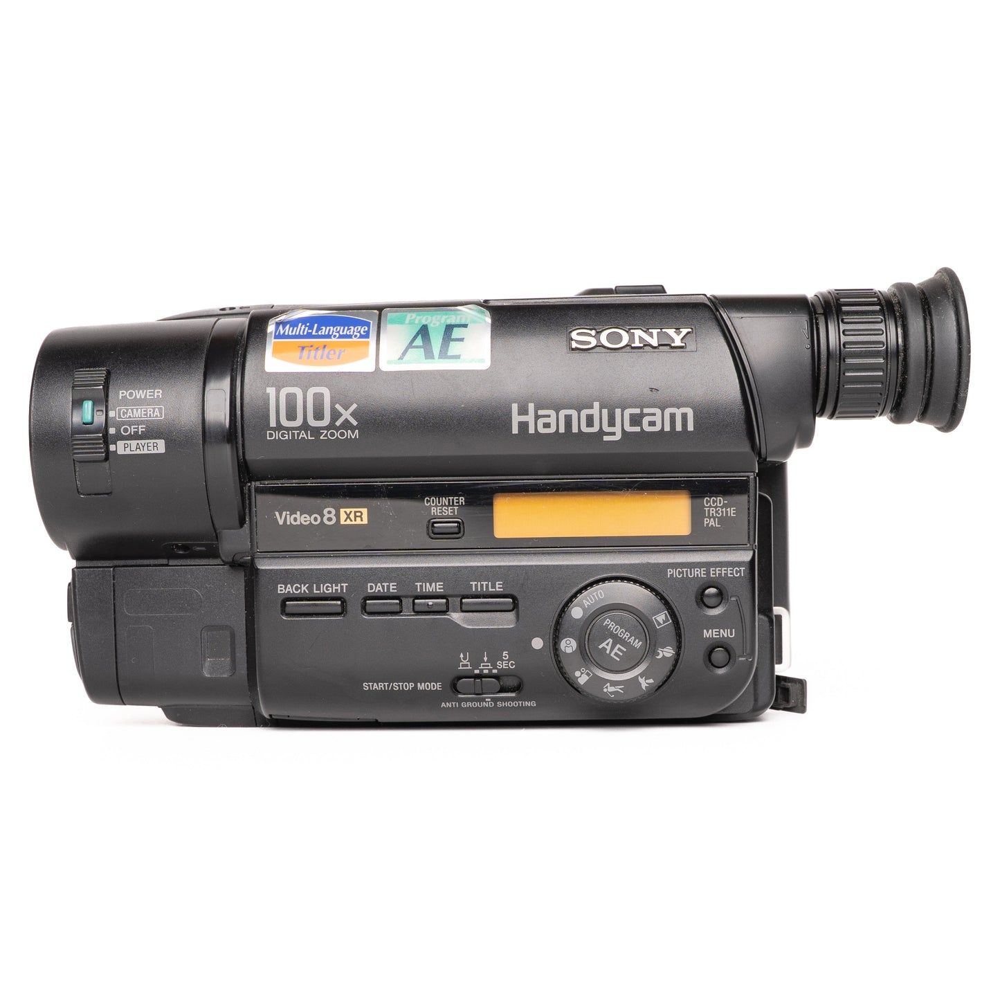 Sony Handycam CCD-TR311E Video8 PAL Camcorder