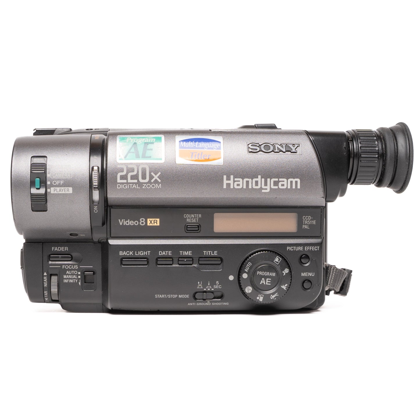 Sony Handycam CCD-TR511E Video8 PAL Camcorder