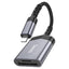 Type-c or lightning memory card reader (sd & microsd card)