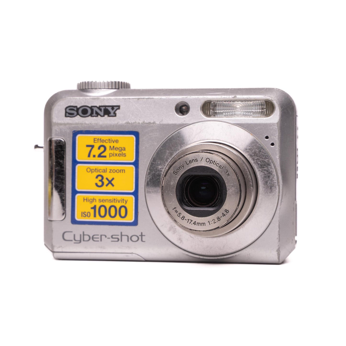 Sony cyber-shot dsc-s650 7.2mp digital camera
