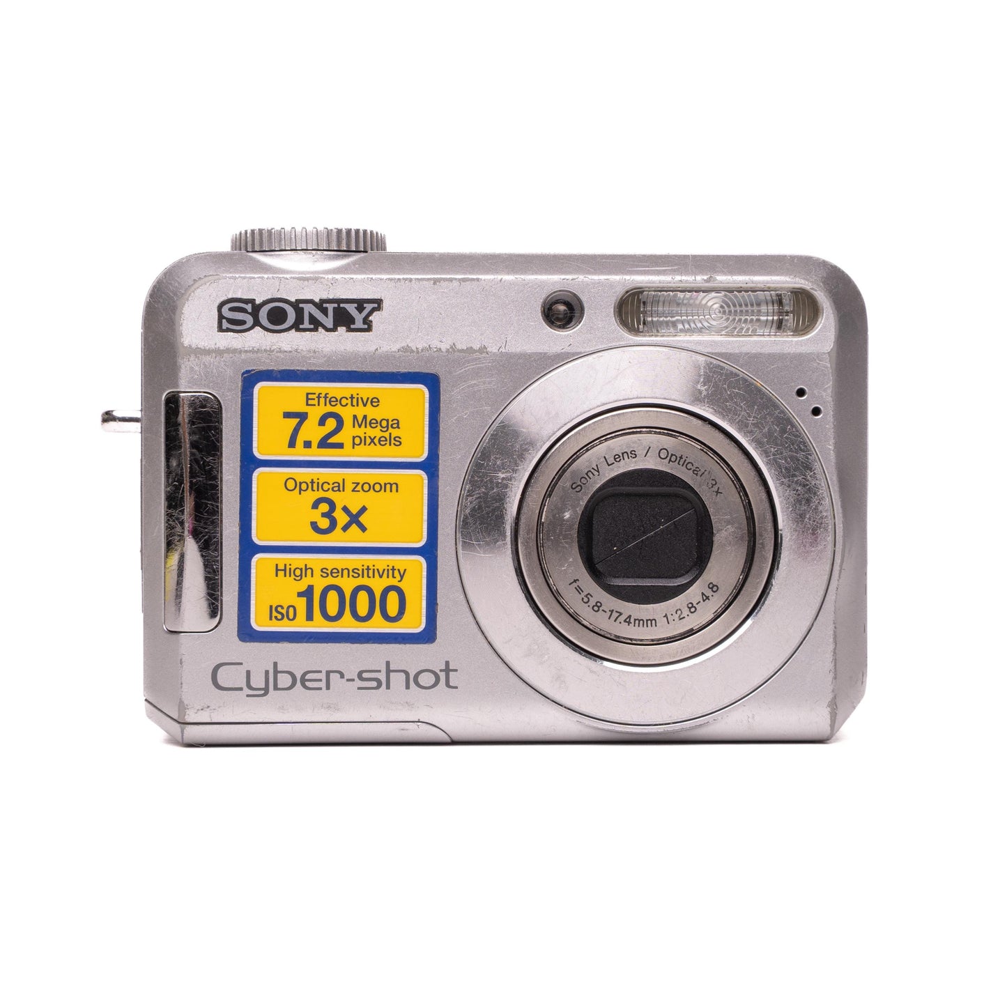 Sony cyber-shot dsc-s650 7.2mp digital camera