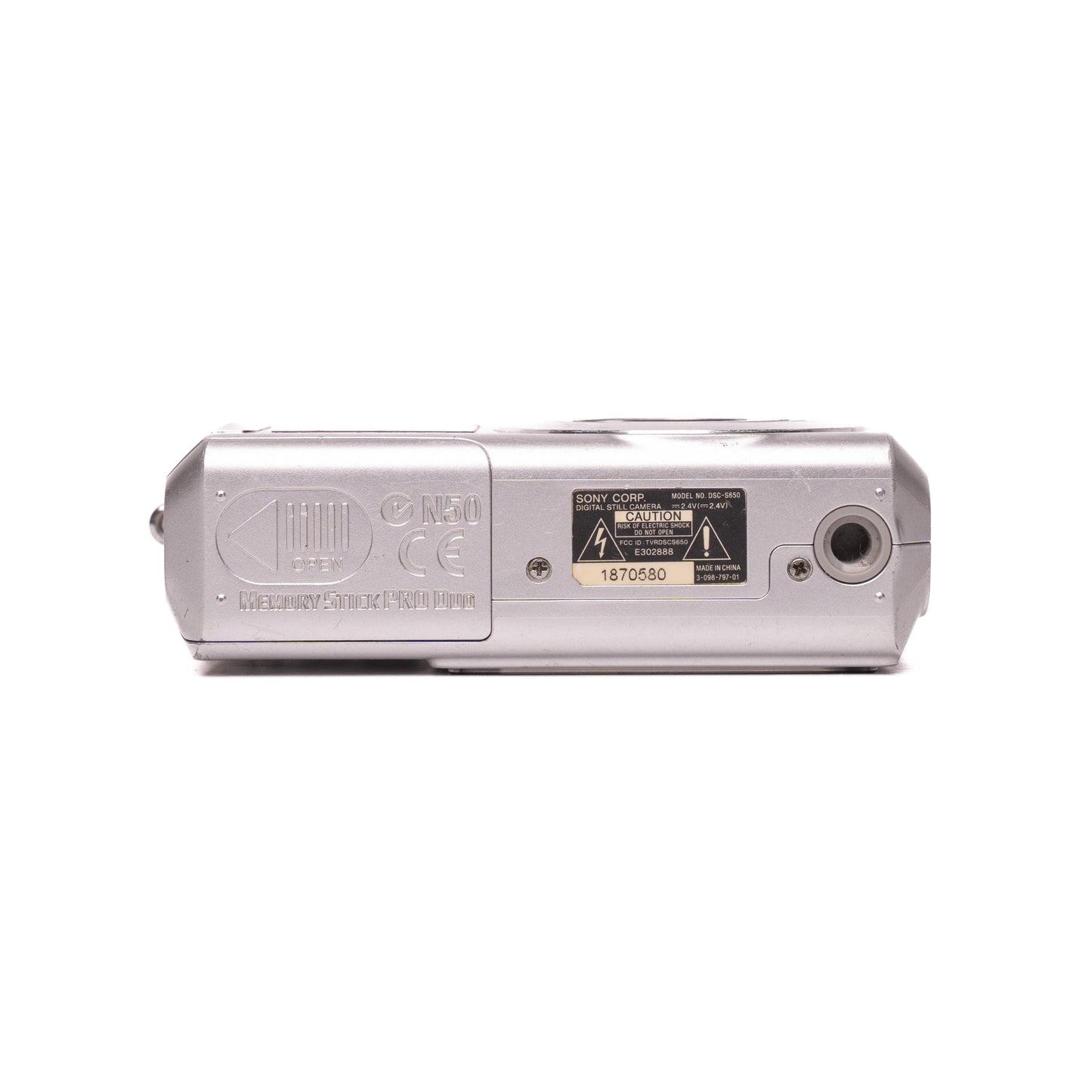 Sony cyber-shot dsc-s650 7.2mp digital camera