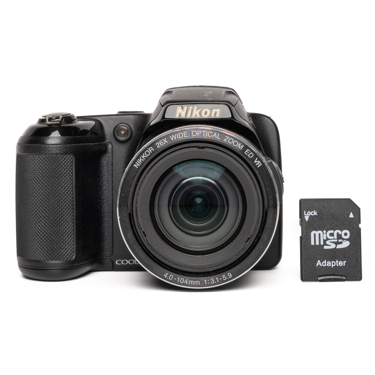 Nikon CoolPix L810 16.1MP Black Digital Camera - Good