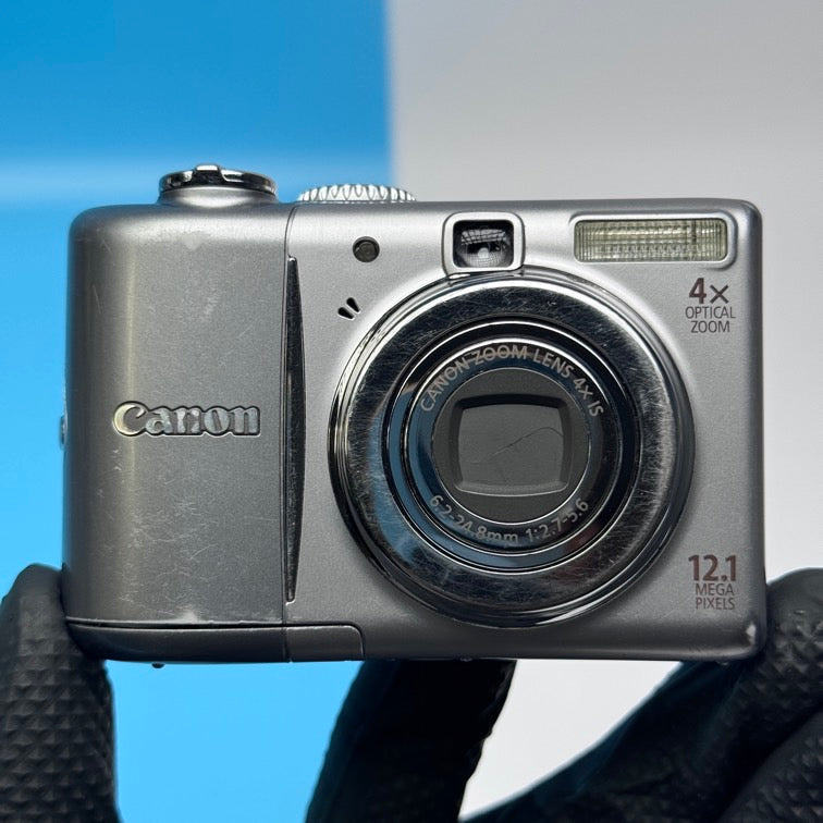 Canon PowerShot A1100 IS 12.1MP Digital Camera - FULLY FUNCTIONAL