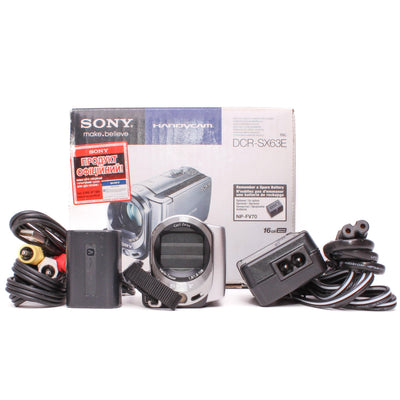 Sony handycam dcr-sx63e 16gb hard disk drive pal camcorder