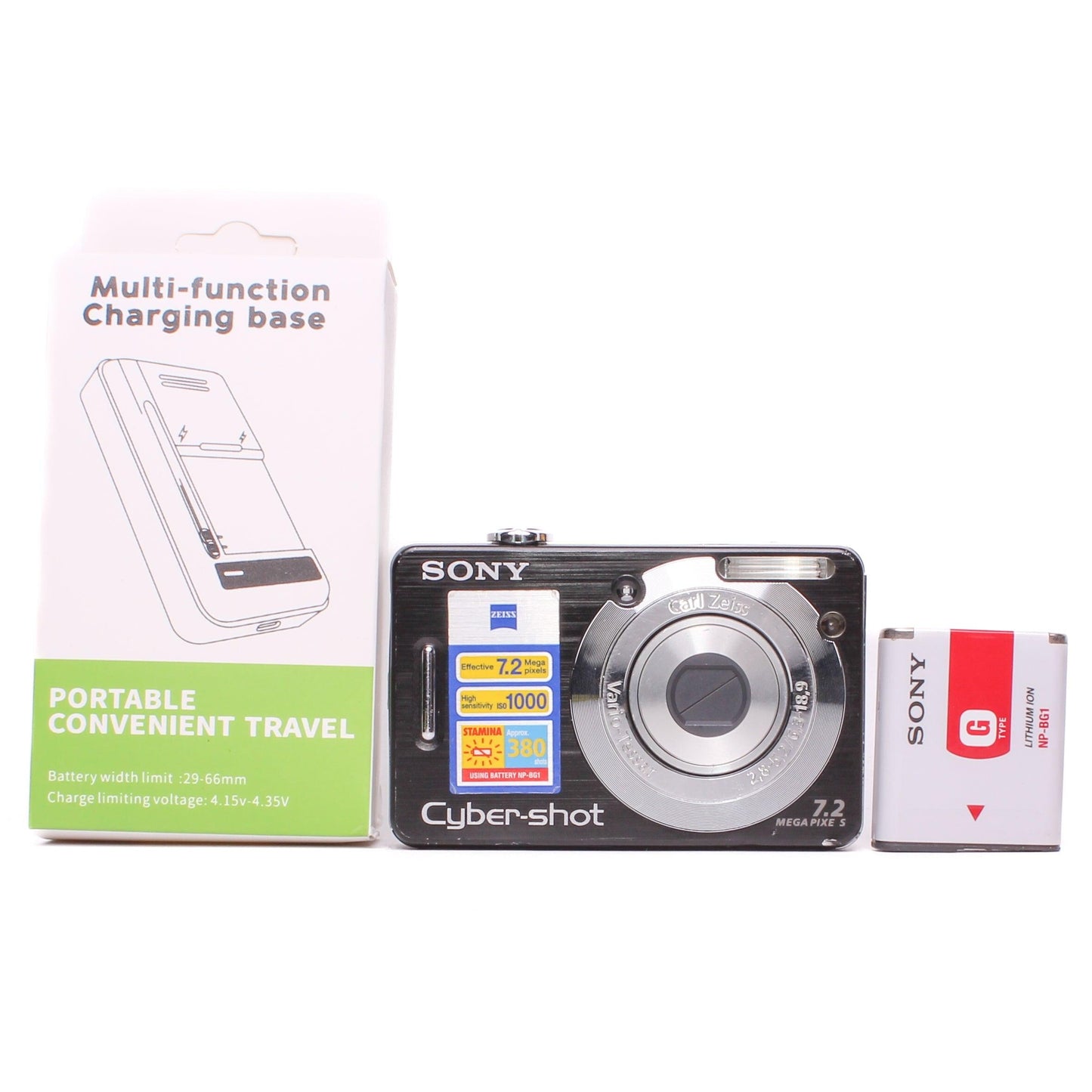 Sony cyber-shot dsc-w55 7.2mp digital camera