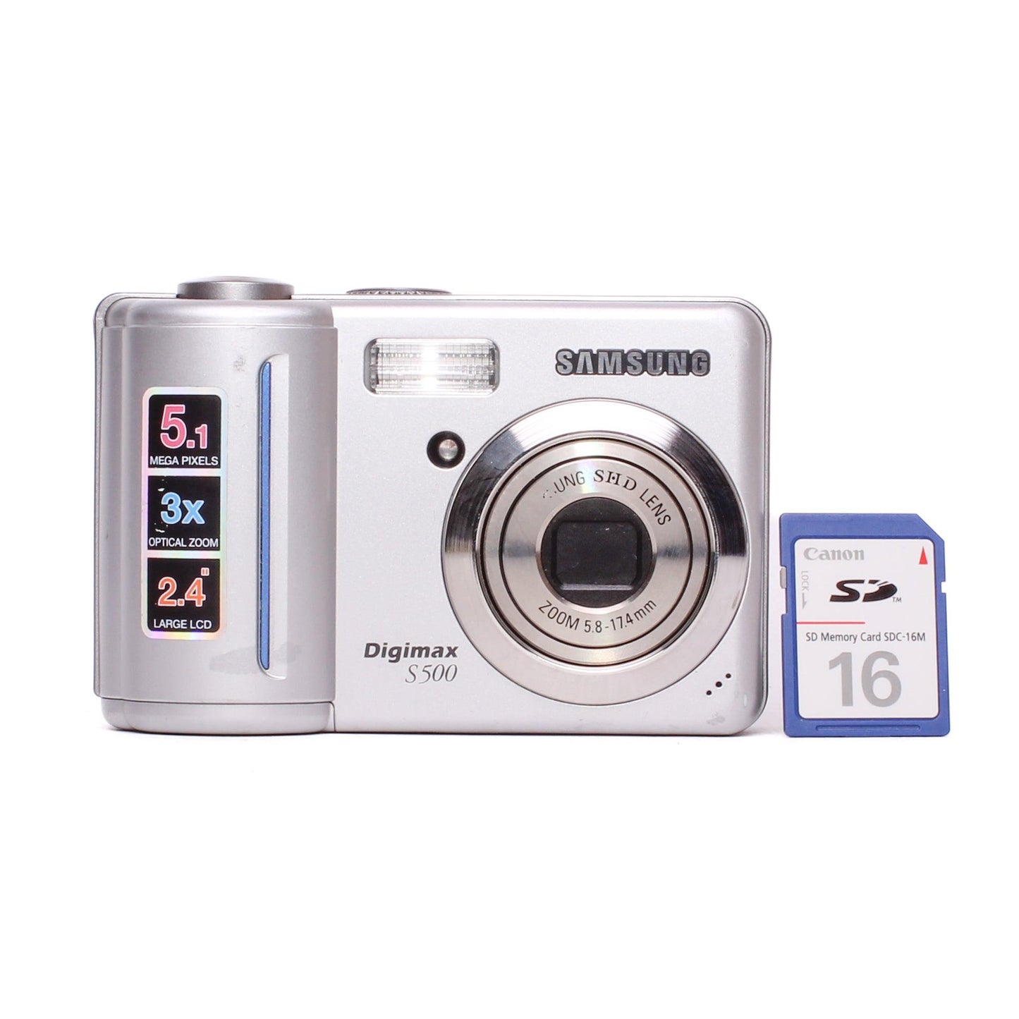 Samsung digimax s500 5.1mp digital camera