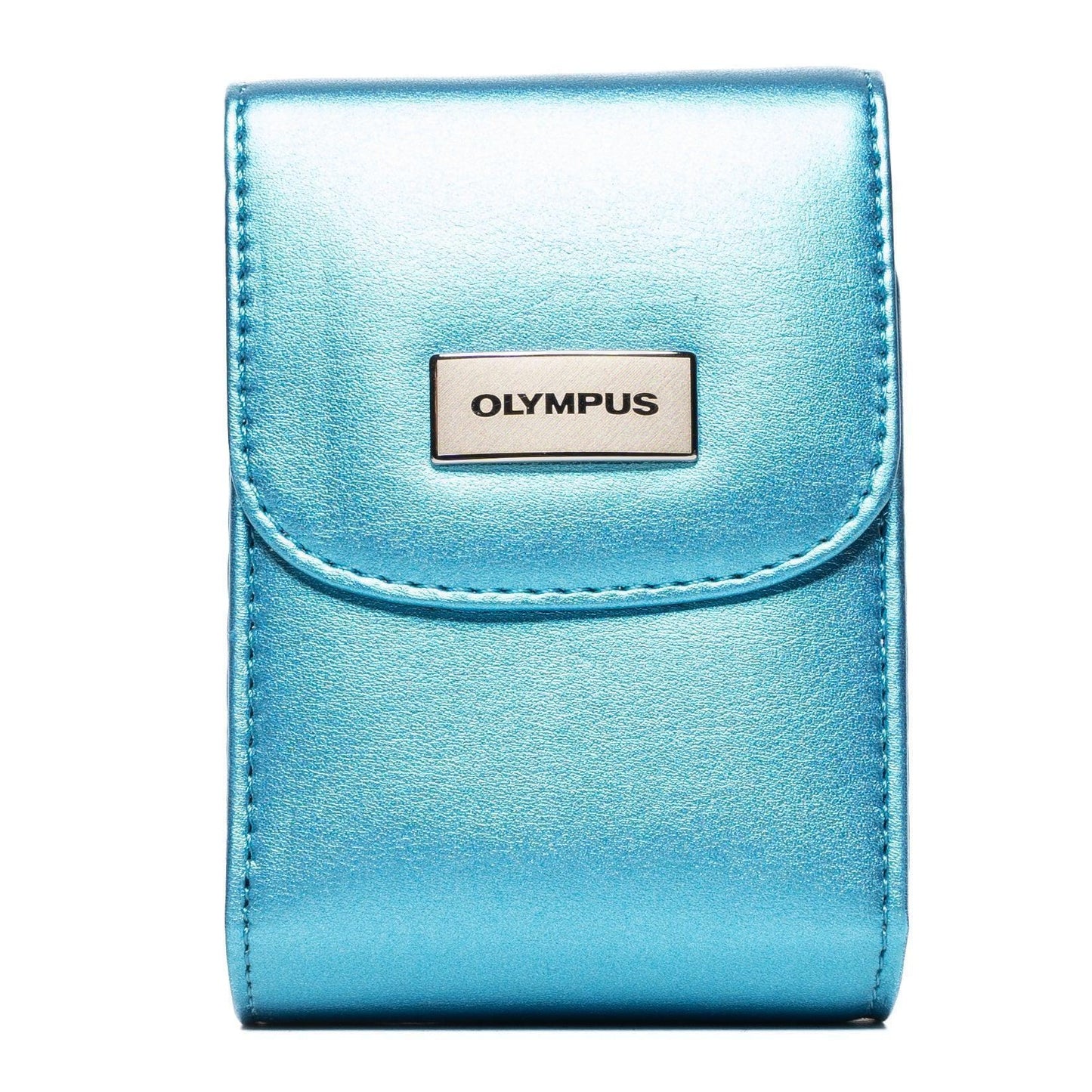 Olympus vintage camera case in blue pearl