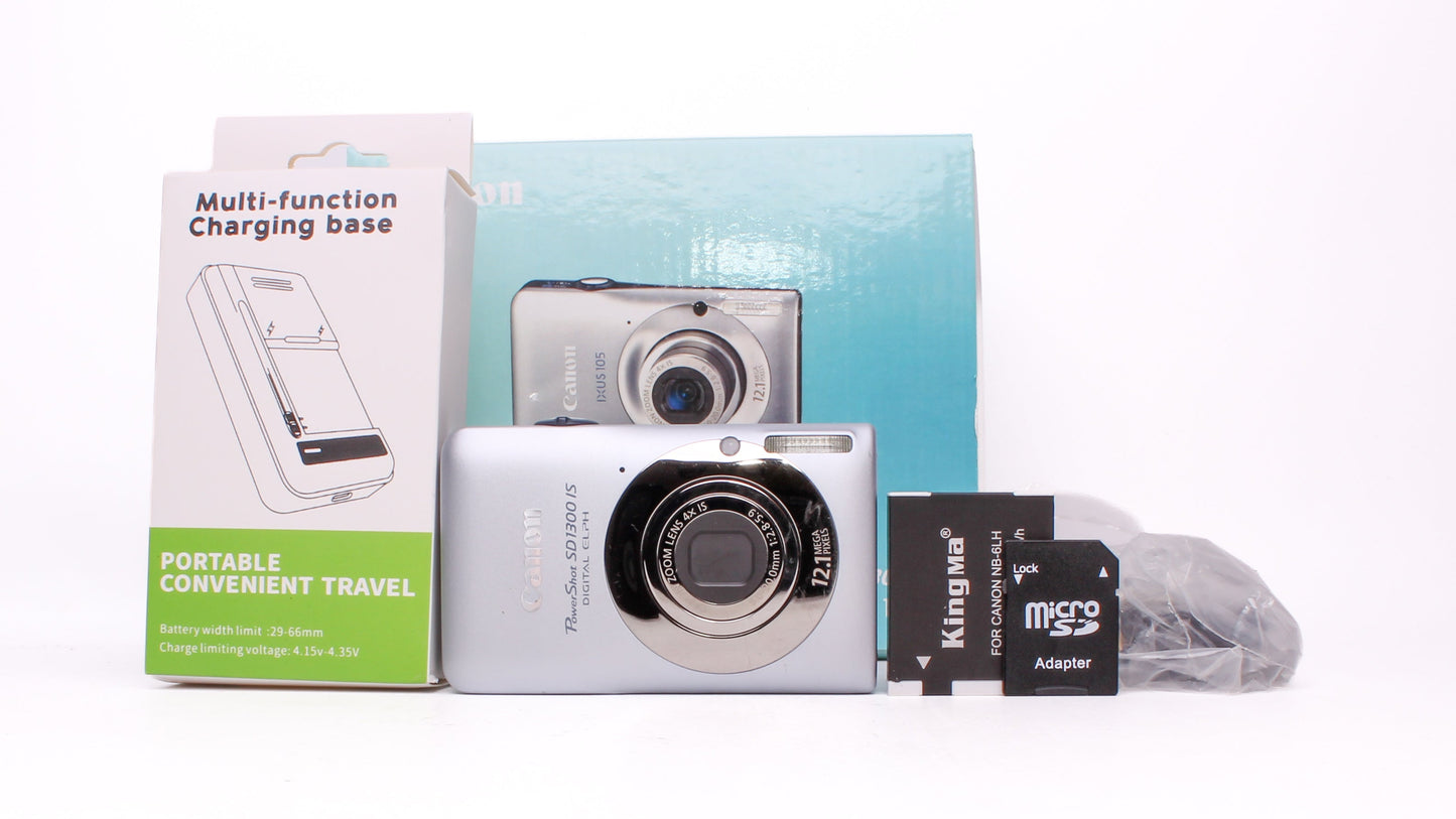 Canon Digital ELPH SD1300 IS 12.1MP Digital Camera